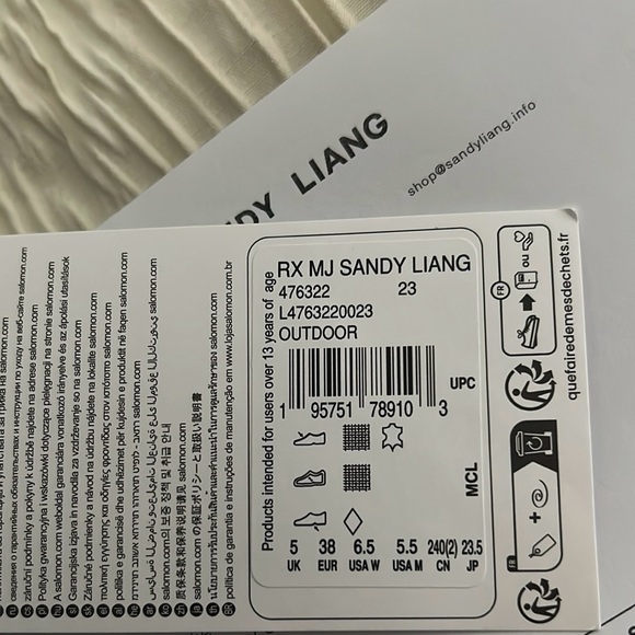 Sandy Liang x Salomon RX MJ in black - Picture 9 of 9